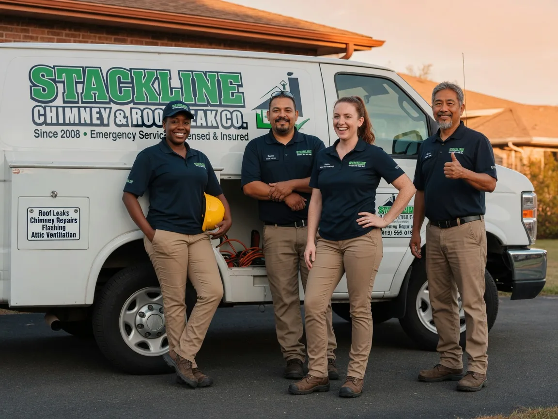 Chimney flashing repair company in Randlett, OK